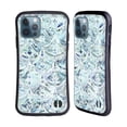 thumbnail image 1 of Head Case Designs Officially Licensed Micklyn Le Feuvre Marble Patterns Ice And Diamonds Art Deco Pattern Hybrid Case Compatible with Apple iPhone 12 / iPhone 12 Pro, 1 of 7