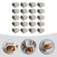 thumbnail image 3 of 25pcs Biodegradable Burger Packing Boxes Fast Food Storage Boxes Burger Holder, 3 of 5