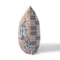 thumbnail image 3 of Peacock Pride Throw Pillow in Pink 16x16, 3 of 5