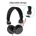 thumbnail image 5 of Kids Wired over Ear Headphones Headset, Foldable Stereo 3.5MM Wire Cord Earphones with Mic, 5 of 8