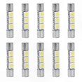 thumbnail image 4 of 10-Pack SMD 3-LED 29-30mm Vanity Mirror Bulb White Light Sun Visor Fixture Replacement, 4 of 4