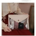 thumbnail image 3 of Clear PVC Makeup Kits Organizer,Carry Transparent Vinyl Travel Cosmetic Bag,White, 3 of 5
