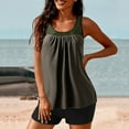 thumbnail image 4 of Erwazi Tankini Swimsuits for Women Two Piece Bathing Suits Tummy Control Loose Fit Tank Tops with Shorts, 4 of 5