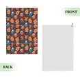 thumbnail image 2 of Lsque Snowman house leaf Premium Golf Towel - Ultra Absorbent and Quick Drying Microfiber Towel with Carabiner - Gift for Men -24" X 16", 2 of 8