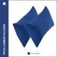 thumbnail image 2 of YOOZEKU Indoor Outdoor Lumbar Pillows,Waterproof Outdoor Pillows Set of 2 for Patio Furniture,12x20 Inch,Navy Blue, 2 of 5