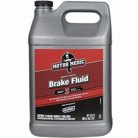 MotorMedic 1 Gal. Heavy-Duty DOT 3 Brake Fluid M4434