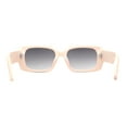 thumbnail image 2 of Womens Mod Minimal Narrow Rectangle Designer Fashion Sunglasses Peach Smoke, 2 of 4