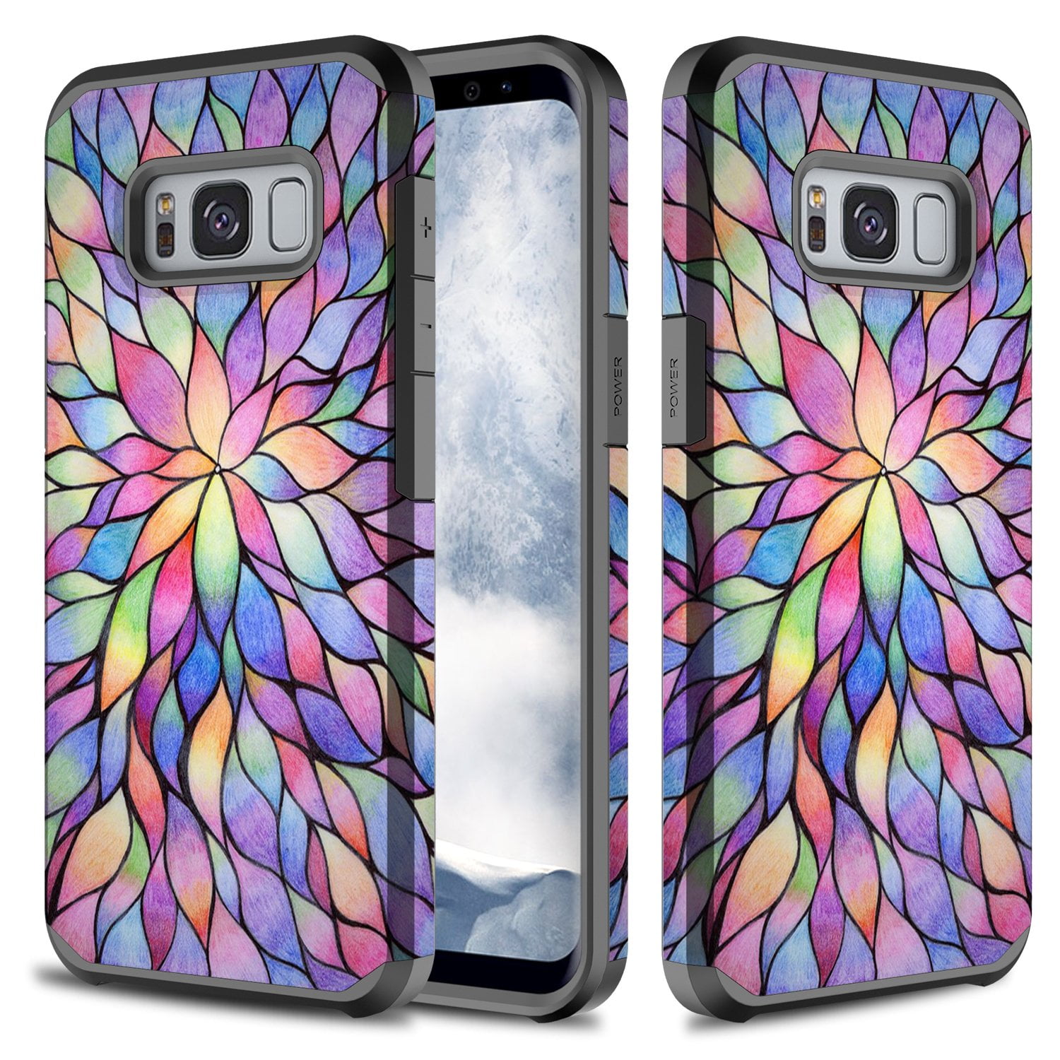 Galaxy S8 Plus Case, Slim Fit Dual Layer Shockproof Case for Samsung