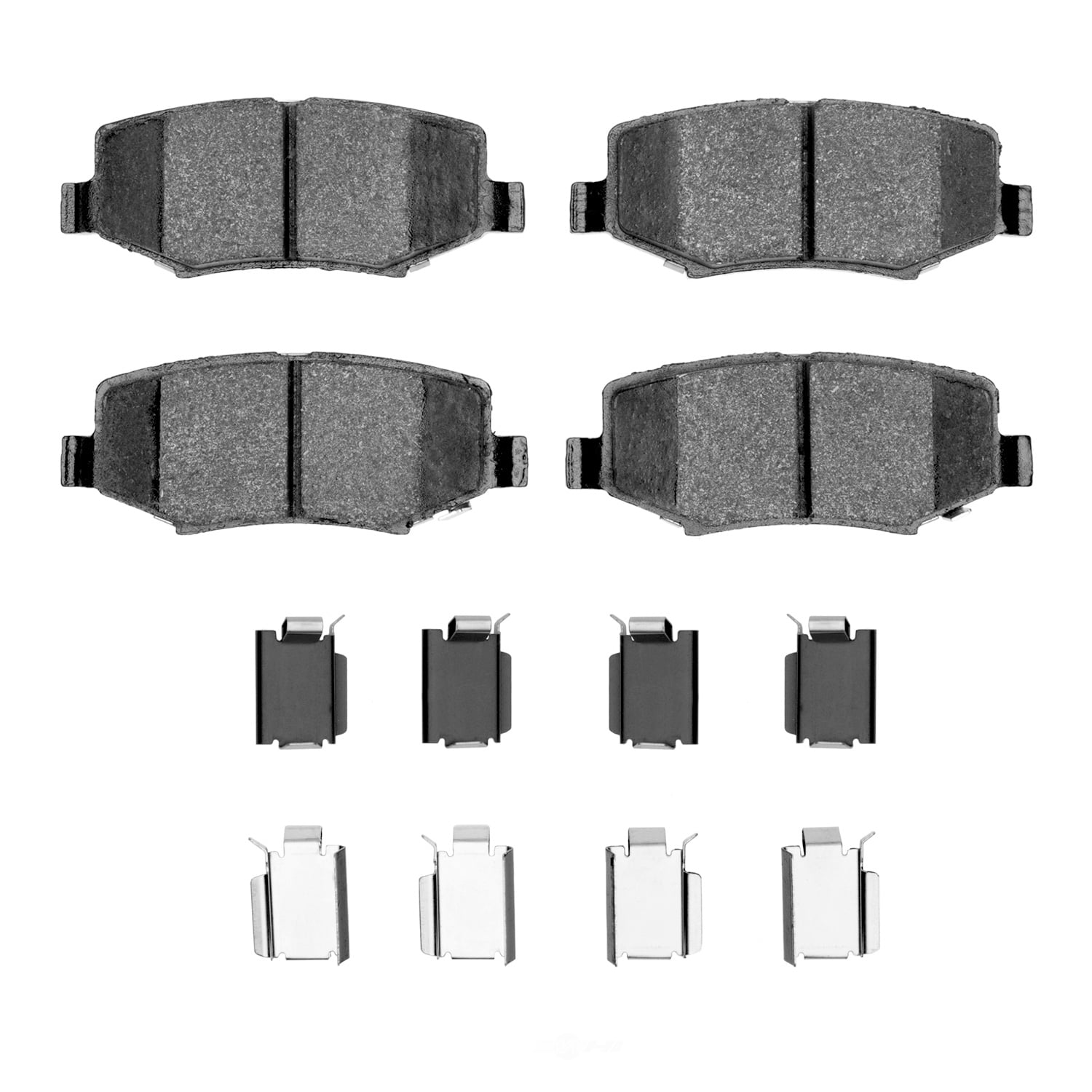 Dynamic Friction Company 1551-1274-01 DFC 5000 Advanced Brake Pads - Semi Metallic and Hardware Kit