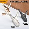 thumbnail image 5 of 2 Pcs Horn Coat Hooks, Heavy Duty Metal Double Wall Hooks for Hanging Coat Towel Hat etc, Great Modern Decoration Coat Hook,Large Load 40lb,Satin Nicke (Satin Nicke Horn Coat Hooks 2p), 5 of 7