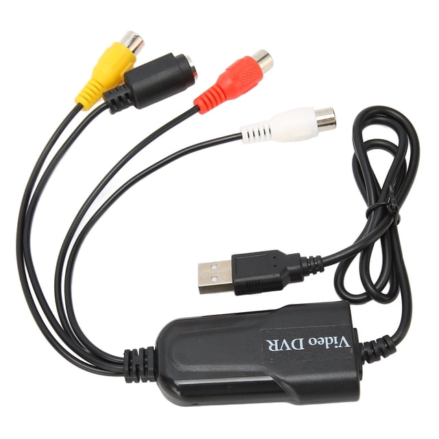 To USB Sound Video Adapter, Video Capture Card Device Compact VHS DV VCR Hi8 DVD To Digital Multi Formats for OS X for TV