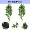 thumbnail image 5 of Outdoor Wall Decor, Patio Decor, 2pcs 25.6in artificial hanging plants, Artificial Potted Plants for Indoor Outdoor Aesthetic Office Living Room Shelf Decor, Outdoor Wall Decor for Patio, 5 of 6
