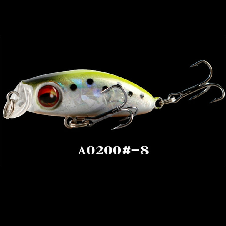 Sinyiin 3D Print Simulate Baits Hard Crankbait Fishing Lures Slow Sinking  Swimbait - Walmart.com