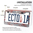 thumbnail image 3 of Aluminum License Plate Frame 2 Pack Car Exterior Accessory Car Tag Holder for Front Rear Plates Cars Decor Red Berries and Robin Birds, 3 of 7