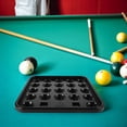thumbnail image 3 of MOVTOTOP Black Plastic Pool Ball Tray for Home Use Portable and Spacesaving Design 6.5 x 4.2 Inches, 3 of 8