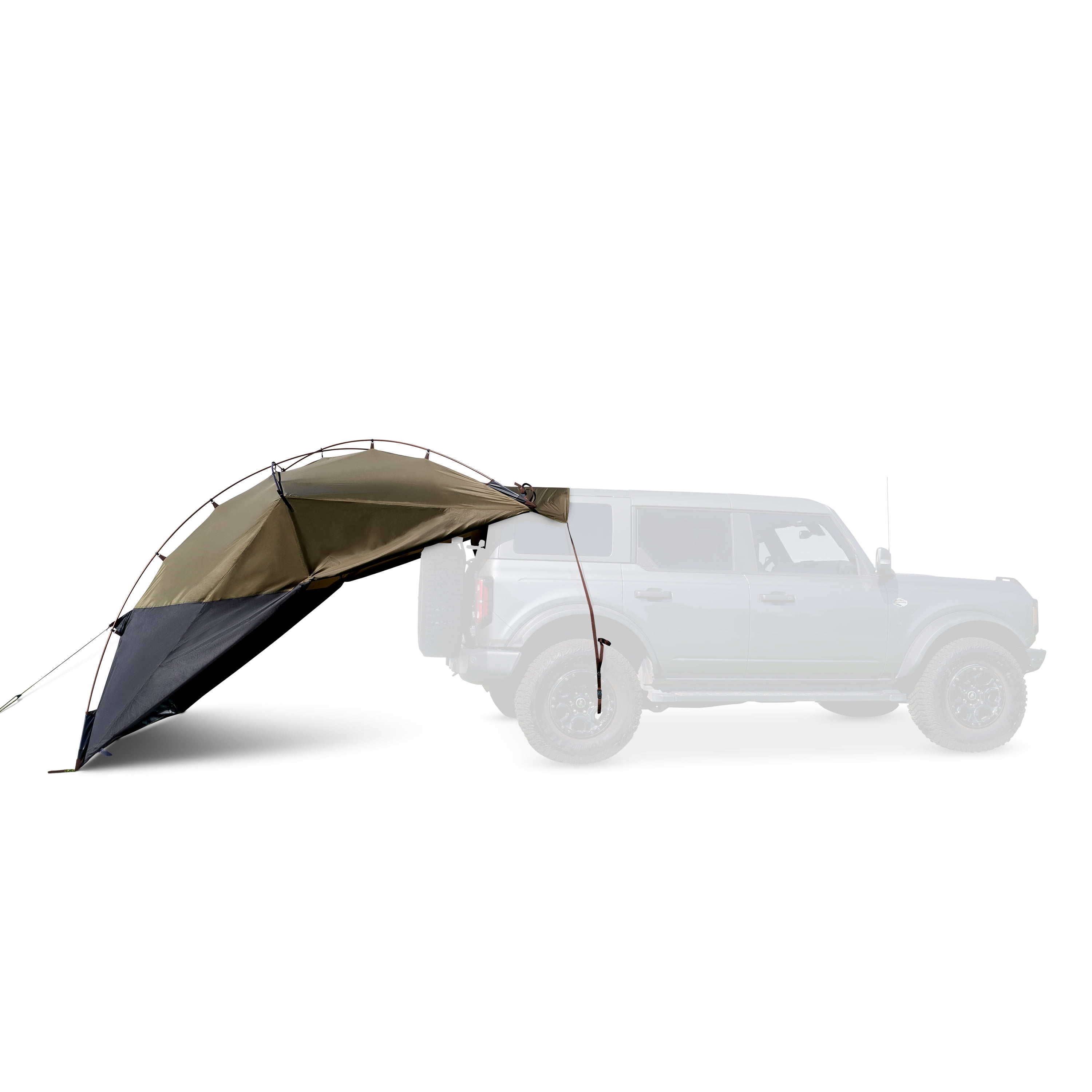 Kelty | Highroads Shelter Annex, Heavy-Duty Overlanding Camping Shelter - Burnt Olive/Peat