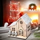 thumbnail image 5 of 2x Pueblo de Navideña - Casas Navideñas Iluminadas con LED Figuras de Madera Colección Pueblo Navideño Decoración de Habitación Inter Zulema  Casa de miniaturas de madera, 5 of 7