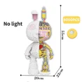 thumbnail image 1 of Blocks Momo Doodle Rabbit Nano Cartoon Colour Large Model Bearbrick Building Block Micro Diamond Bricks Kids Toys Birthday Gift Set, 1 of 6
