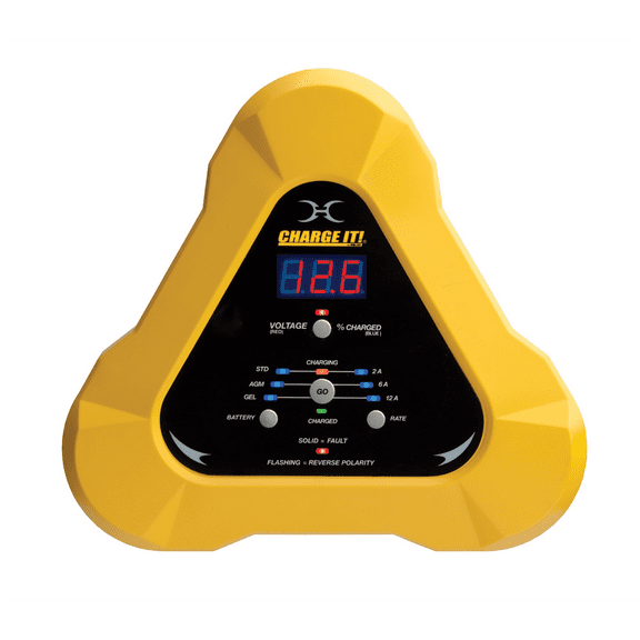 Solar 4512 CHARGE IT! 12 Volt 12/6/2 Amp Smart Charger