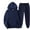 Navy, variant on Wiyuqeen Women 2 Piece Sweat Sets Fall Comfy Sweatsuits Hoodies and Joggers Sweatsuits Casual Petite Outfits Lounge Tracksuit Sets