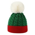 thumbnail image 6 of Kids Christmas Warm Beret Hat – Thick Soft Beanie Cap, Cute Festive Party Style, Cozy Family Accessory for Winter Holiday and Parent-Child Outfits Winter, 6 of 6