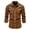 Brown, variant on Lapel Collar Long Sleeve Fall Business Corduroy Shirt, Dual Button Flap Chest Pockets Long Sleeve Slim Fit Daily Layering Tops Navy M