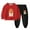 A4-A, variant on Toddler Kids Spring Summer Soft Thermal Underwear Long Warm Base Layer Clothes Set, Stretchy Knit(N,7-8 Years)