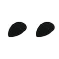 thumbnail image 1 of sweethay Wash Face Powder Puff Pad Water Drop Shaped Remover Sponge Limpieza facial Eliminación de herramientas Suministros Mujeres Niñas Negro 2Conjunto, 1 of 6