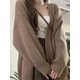 thumbnail image 2 of Cárdigans para mujer, abrigos, moda de invierno y otoño, chaquetas de punto holgadas de manga larga con cuello en V, suéter informal con una botonadura, cárdigans, 2 of 5