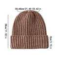 thumbnail image 3 of Jalioing Women's Knit Beanie Winter Outdoor Thermal Hat Cold Weather Solid Color Beanie Hats Comfy Headwear, 3 of 5
