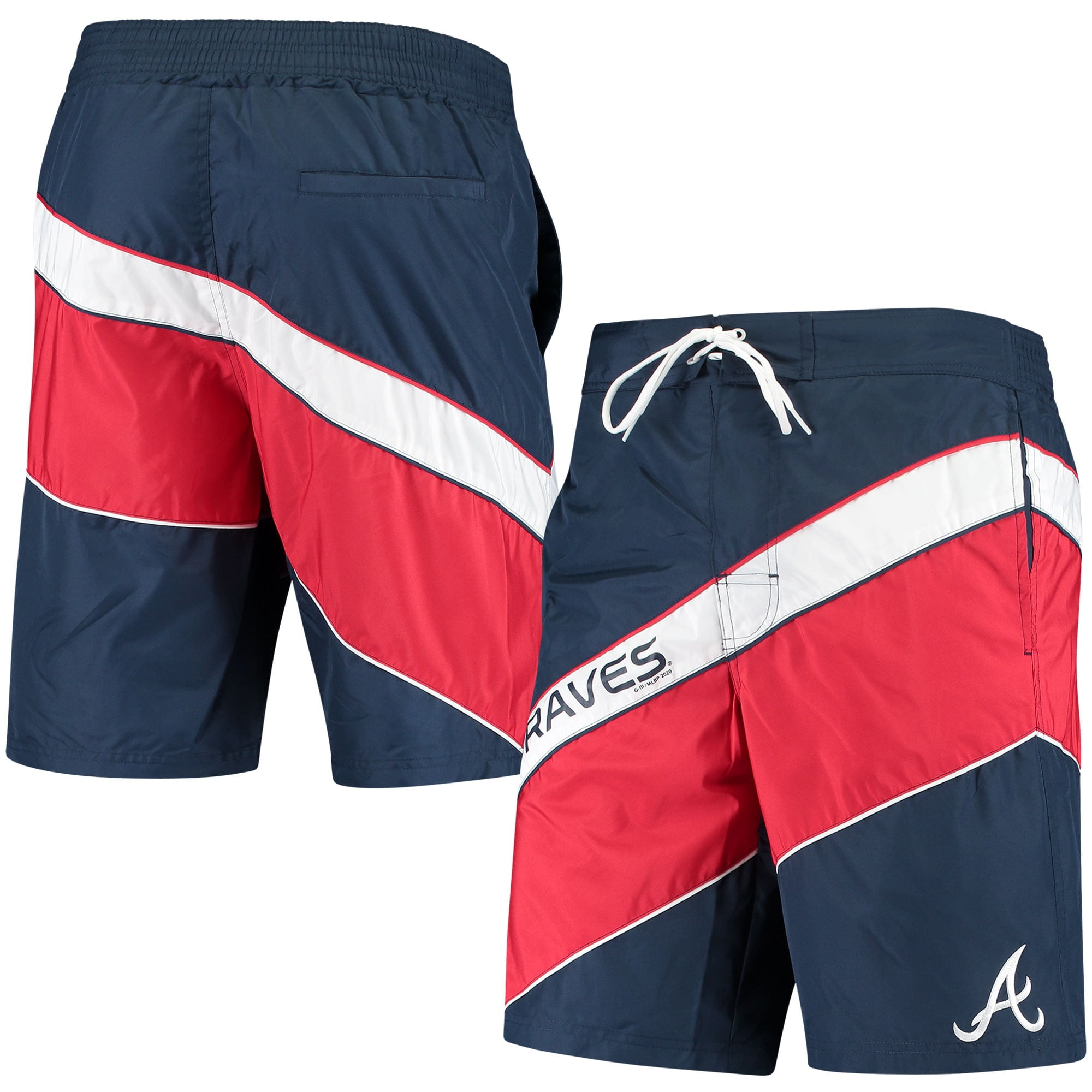 Atlanta Braves Starter Rookie Swim Trunk Navy/Red