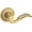 Lifetime Satin Brass, variant on Baldwin 5152.Pass 5152 Passage Door Lever Set - Brass