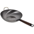 thumbnail image 3 of Kitchen Cooking Pan Flat Bottom Pan Iron Pan Non-stick Pan Kitchen Thicken Wok, 3 of 8
