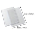 thumbnail image 2 of HONITANO 50Pcs Portable Blue Transparent Cards Sleeves with Double-Sided Design for Game and Business Card Protection, 2 of 8