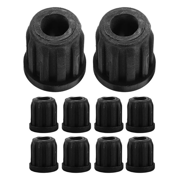 FOLOYORI Caster Socket Inserts Black Plastic General Users 30Pcs 1In