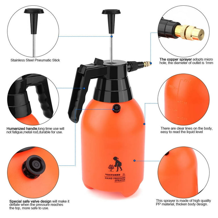 MALFAH ENTERPRISES 10 Litre Small Pressure Sprayer Plastic Portable  Pressurized water Sprinkler can for Gardening spraying, hand pressure  agriculture, car cleaning 10 L Hose-end Sprayer Price in India - Buy MALFAH  ENTERPRISES