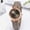 Multicolor, variant on Women's Watch Fashion Women Leather Casual Watch Luxury Analog Quartz Crystal Wristwatch(Gray)