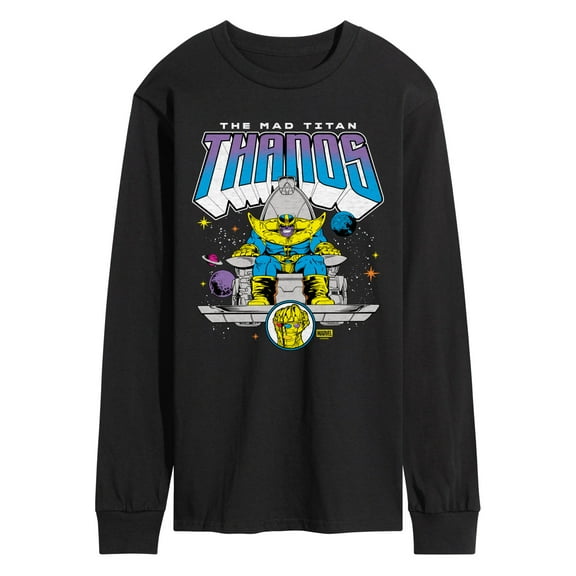 Marvel - Thanos Mad Titan - Men's Long Sleeve Graphic T-Shirt