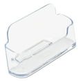 thumbnail image 5 of Horizontal Business Card Holder, Holds 50 Cards, 3.88 X 1.38 X 1.81, Plastic, Clear, 5 of 6