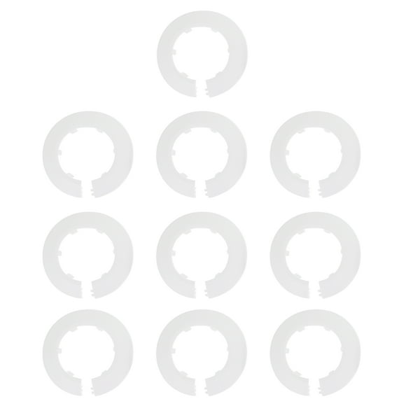 10 PCS Aire acondicionado Agujero de pared Cubiertas Acondicionadoras Agujeros Cubiertas Cubiertas de plástico