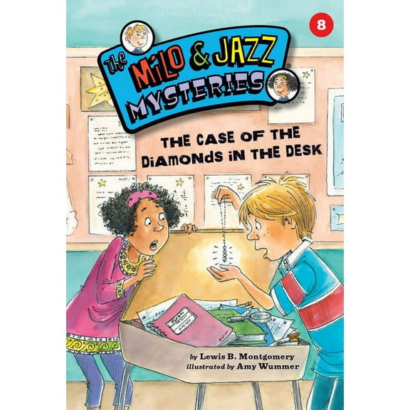 Milo & Jazz Mysteries The Case of the Diamonds in the Desk (Book 8), (Paperback)