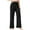 Black, variant on Tnhcen Women's High-Waisted Yoga Pants Wide Leg Drawstring Soft Stretch Workout Leggings for Exercise & Casual Wear