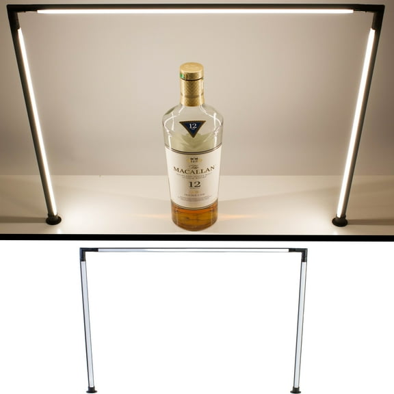 Horizontal LED pole light 4000K FY-H2T 18" W x 17.25" H for Jewelry Museum Tradeshow showcase display