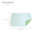 Duro-Med Coussin de Lit Réutilisable Lavable et Imperméable, Vert, 30 x 36 – image 3 sur 8