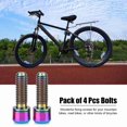 thumbnail image 4 of Bike Disc Brake Screw, 4Pcs M6 Screw Bolt Disc Brake Fixing Screw with Gasket for Bike Bicycle Disc Brake Fixing, 4 of 7