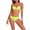 Yellow, variant on Odeerbi Ladies Women's Swimwear Bathing Suit Bikini Swimsuits for Women 2025 Beachwear Yellow