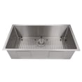 thumbnail image 4 of ZLINE 36 in. Meribel Undermount Single Bowl Stainless Steel Kitchen Sink with Bottom Grid (SRS-36), 4 of 4