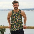 thumbnail image 6 of Goofa Funny Sloths In The Forest Pattern Men's Workout Tank Top Slim-Fit Tank Quick Dry Fit Muscle Tank Top Beach Tank Top Bodybuilding Sleeveless T Shirt-Medium, 6 of 7