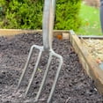 thumbnail image 2 of Spear & Jackson Traditional Stainless Steel Border Fork, Durable Heavy Duty Garden Tool, Ideal for Aerating Weeding and Digging, Comfortable Wooden Handle, 2 of 5