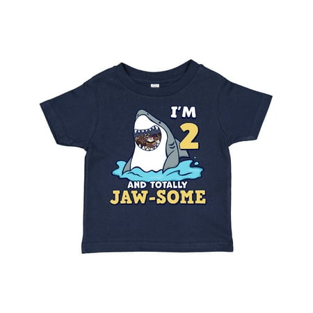 

Inktastic I m 2 and Totally Jawsome Shark Gift Toddler Boy or Toddler Girl T-Shirt
